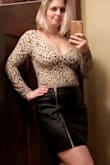 The material is really soft and comfortable. I ended up getting the black leopard as well as the brown. I usually get a size Small in Lulus clothing, but I upped the size for this bodysuit because I have a longer torso and bodysuits are usually too short for me. This one in a Medium ended up fitting my torso well. Can't wait to have a reason to wear it out! - Catalina C.