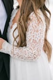 Got this dress last minute for a wedding photoshoot! Absolutely beautiful! Little long for the length and tight around the waist but I didn't get it hemmed at all and it looked great for the photos! - Duyen N.