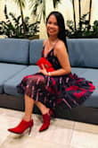 True to size! I like the adjustable strap, the fabric is good and easy to wear in any occasions! - Tess M.