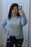 This sweater is soft and beautiful!  It's perfect for chilly days!  It's not too heavy, but warm! - Diane F.