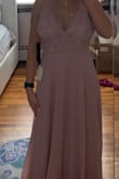 Literally an amazing dress, perfect fabric, not itchy, soft and also light. Fits me perfectly and I ordered a small. It was long but I expected that because I'm short. Bought this for a wedding, and will be killing it at the wedding. - THAO D.