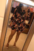 The dress is so beautiful! I saw for the reviews it fits a little large so I was hesitant to size down to an XS (usually wear S-M, since I don't like tight clothes), but it fit with plenty of room! I added a a small belt around my waist to give me some shape and it was perfect for the winter. Stayed warmed and received so many compliments. Absolutely will wear this again. - Alexandra G.