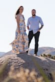 Fit me perfectly! If I was just a little bigger, it wouldn't have zipped up totally. Wore it for my engagement photos and will probably wear for my rehearsal dinner as well. - Amanda L.