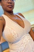 This dress is beautiful. Fits my body perfectly but is a little long. I plan on having it altered before my beach ceremony next summer. - Danielle G.