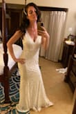 I bought this dress to wear for my minimony, but we ended up going a different direction, so I wore it on our mini honeymoon instead! I felt perfectly slim and curvy in this dress. It fit so well, and felt so soft, I wish I could wear it every day!! I LOVED this dress and would recommend it to anyone - Olivia L.