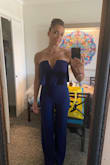 This pantsuit is perfect. Right out of the bag. Wore it for New Years Eve and got complemented immediately. Very flattering. Makes me feel wonderful. I have purchased multiple items and have never been disappointed! - Tonya S.
