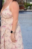 I wore this to a wedding in Cancun and it was perfect. Love the print and the lightweight style. Not the most supportive on the chest, but I made it work! - Marissa M.