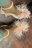 These are absolutely beautiful shoes. Every time you look down at your feet; you can't help but smile. The heel height allows you to wear them all night with no issue. - Shadae C.