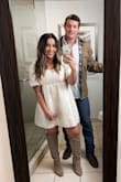 I loved everything about this dress, the fit, the length, the peeping back. It is a beautifully made dress. - Brianna B.