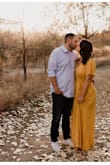 This dress was perfect for our photos. Very flattering & vibrant color! Pops in professional photographs. - Courtnie D.