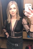 Super cute fit, love the open back! Wore out for NYE. - Amanda S.