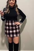 I love them!! I actually ordered a half size down! I was a bit iffy about ordering a half size down. I'm usually a 7 but i did 6.5. I was scared because i have some what big thighs but it fit perfect! Not right at all. Just the right size! My favorite boots - Arely V.