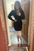 Loving You Fondly Olive Green Ribbed Knit Sweater Dress