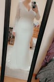 Customer service is very helpful, shipping was super quick! The dress itself is just gorgeous. I was nervous to order a dress online but if you are looking for a beautiful wedding dress for a great price this is it!!! I can't wait to wear it on my wedding day. - Megan P.