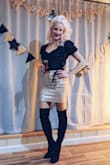 I've ordered this for new year's eve and I've got lots of compliments for it! I like the sparkle and the color, but it's more like champagne gold than rose gold! It fit well and I liked that it wasn't too short. Pared it with nice over the knee boots also from Lulus :) It loses some of the sequins though. I think it's a bit too expensive, but I've got it with discount, so it was worth it like that. - Zsofia R.