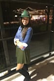 Cute dress. I've had it for over a year and it's held up well. It doesn't give you much shape but that's why I like to pair it with a Jean jacket. Love the color and very comfortable. - Julie C.