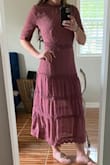 This dress is so lady like and elegant but fitted in all the right places to be incredibly flattering on. I can't wait to wear it! - Megan S.