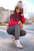 It's a MUST have! You won't regret it. Super high quality boots. I love the fact that these are vegan. I felt 0 pain when I wore them the first day! I walked and ran on them like a free spirit. I usually go a size bigger but 6.5 fits perfectly! - Claudia P.