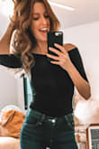 This top is stunning! When I opened it I thought no way that's fitting me, but upon trying it on, it fit like a glove! So sexy and chic. In love with this! - Elizabeth C.