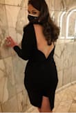 Wore this dress for a night out in Vegas. It fit like a glove and was comfortable all night long. The back make this dress a showstopper! - Lauren H.
