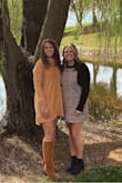 I wore this dress to a winery in late October. Perfect for fall weather. - Cheyenne B.