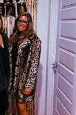 I LOVE this coat!!  Wore it for New Year's Eve over a simple black dress and it was amazing.   I usually wear a medium and this fit a tiny bit snug, but I wouldn't change the size. - Kate D.