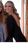 This is probably my favorite dress I've worn so far. It is classy in the front and sexy in the back. I received so many compliments and danced comfortably the whole night. - Kylee D.