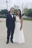This dress is super cute and not too dressy or over the board. We had a small outdoor Covid wedding and it was perfect for that! - Shireen K.