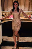 It exceeded my expectations. The quality is super. The color is just like in the picture. The material is soft and the details are just exquisite. It is VERY comfortable. For the record, I am pear-shaped, and I believe because of the design it is flattering for all body types. - Leticia M.