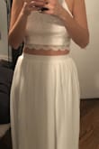 I was really excited to buy and wear this during my wedding weekend in Mexico. Unfortunately the skirt fit wasn't flattering at all and I had to return. - Brianna S.
