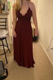 This dress was beautiful! I was expecting it to be too small based on the picture, but size small was perfect! It fit great around the bust. It was just a bit too long and I went to get it hemmed. Overall great quality dress. - Jessica L.