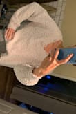 I absolutely love this popcorn sweater! It is so soft and cozy! Fits true to size! I bought one similar to this At another boutique and couldn't find anymore until I saw this one in Lulus! And Lulus had a great sale! Lulus never disappoints! Also the color is exactly what I was looking for! Is grayish off white! Perfect for winter! - Julie B.