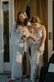 Once I tried on this dress I knew it was the one... I felt so confident in my own body in this dress. Please don't debate on this dress it is perfect for a bohemian themed COVID wedding - Sandi K.