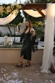 LOVE the color, material, look and feel of this dress! It fit like it was tailored to me, and was very easy to move around in! - Alyssa J.