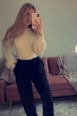This top is so cute, I think it fits perfectly. I def recommend buying, I love it. - Megan I.