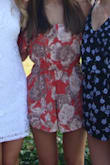 I absolutely loved this romper! I ordered an XS and it fit me perfectly:) - Ashlyn G.