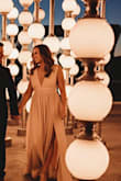 I own this dress in two colors.. navy for a bridesmaid dress and now cream for my engagement photos. I love it. So comfortable and classy with a hint of sexy. Very cute! 10/10 would buy again - Amy H.