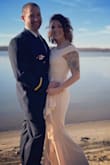 Wore this for a super impromptu living room wedding. Was a little on the long side (and didn't have time to hem) but otherwise fit PERFECT. - Lindsey E.