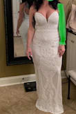 This is one of my top two! Olivia is my other favorite but the small was too snug. Both dresses are really great for the price! I could see where the straps may fall on this one. I think I'd need the straps on the Olivia for support. Was wearing 3-4" heels in this pic. - Kristy A.