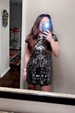 I am obsessed with this dress. I ordered in black to wear to a rooftop wedding this summer. the detail and embroidery is stunning. The only thing is that its a little tight on the hem around the thighs but nothing bad!! I plan on ordering in white for my vegas bachelorette once it's back in stock. - Kelsey D.