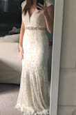 I wanted to get a dress for my courthouse wedding but I didn't want to break the bank. It felt impossible until I found this dress. It wasn't my first choice from everything Lulus had to offer but I was in a hurry and it was the only one in my size that was in stock at the time but it worked out perfectly. I did buy a belt on Amazon to add and break up the lace though. Overall, very happy with my purchase - Jennifer H.