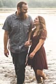 This dress fit perfectly and the material is great quality. I wore this for my engagement pictures. - Brittany D.