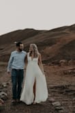 This dress was PERFECT! I could not be more happy with it for our engagement shoot and I keep finding more reasons to wear it because I love it so much! My only issue with it was that the bust area was a little loose so make sure to wear pasties with it! - Blaire L.