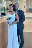 This dress was PERFECT for our legal ceremony! - Josline A.