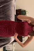 Got this dress for our upcoming Valentine's Day dinner and I love the way it looks, the fit, and the color! - Rebecca R.