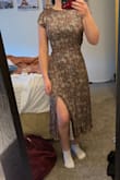 Lovvveee how this dress hugs curves effortlessly. Keyhole back is a great dainty bonus. 10:10 - Kendra T.
