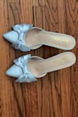 These shoes are gorgeous and comfortable. I bought them for my wedding anniversary photos. They are the perfect something blue! - Bria