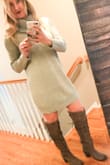 This particular weave is thinner than others and down the middle is a more open weave. I will wear a body suit underneath. Others have commented and I can say the same, is a bit see through especially in sunlight. - Jennifer J.
