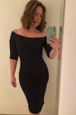 Very nice dress. Material is thick and good quality. Can't beat it for the price. A little long but I'm short. I ordered a medium in this dress even though I went with small in another and am glad I did. - Michelle D.