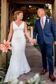 This dress was amazing for our outdoor Florida winter wedding. It looks far more expensive and I received so many compliments! Put it on right out of the package, and didn't do a thing to it! It was comfortable, and exceeded my expectations! - Rebecca L.
